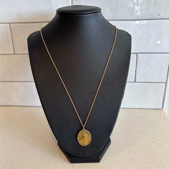 LDS Gold Young Women Final Personal Progress Medallion Necklace Mormon RARE - Picture 1 of 5